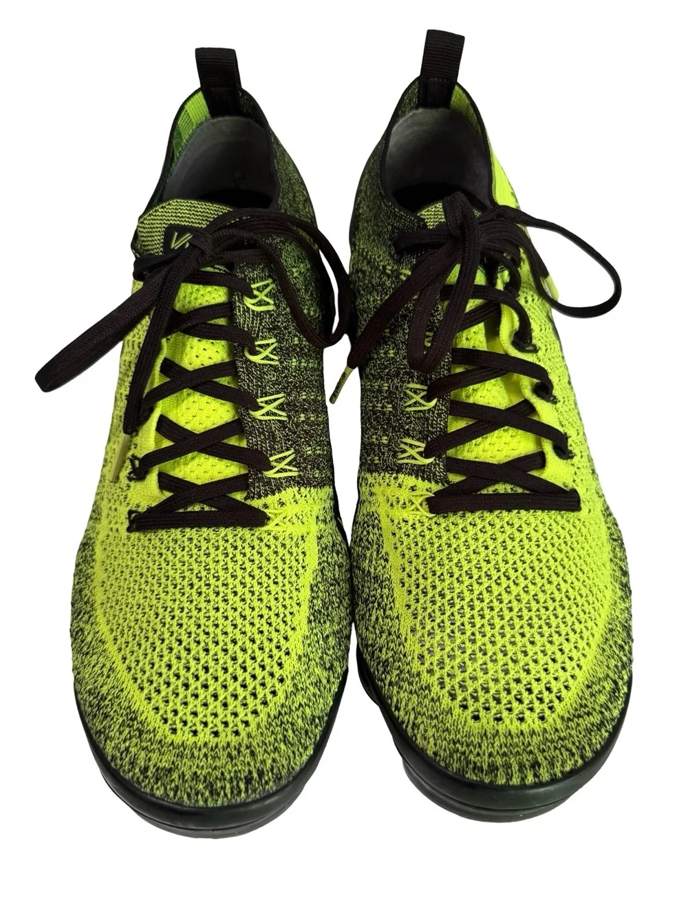 Nike Air Vapormax Flyknit 2 Volt Black 9.5